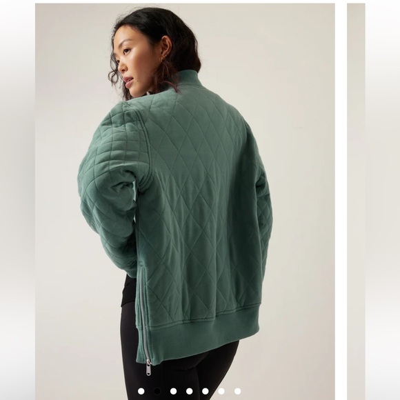 Athleta Retroplush Bomber Jacket - Picture 2 of 11